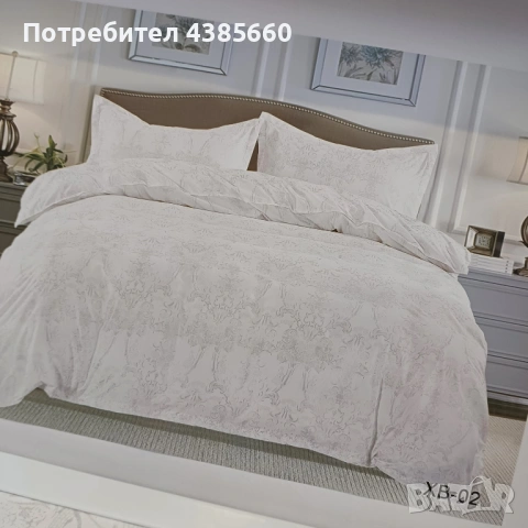 Луксозно спално бельо с подаръчна чантичка, снимка 12 - Спално бельо - 53283399