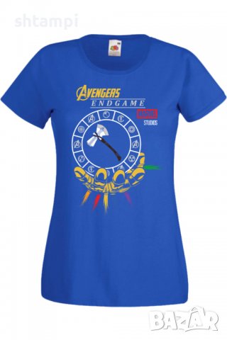 Дамска тениска Avengers End Game Thor,Филм,Игра,superhero,Изненада,Подарък,Повод,