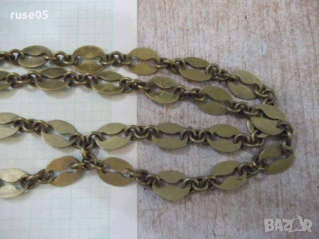 Синджир с кръст и разпятието стари от бронз - 192 гр., снимка 4 - Други ценни предмети - 29073436