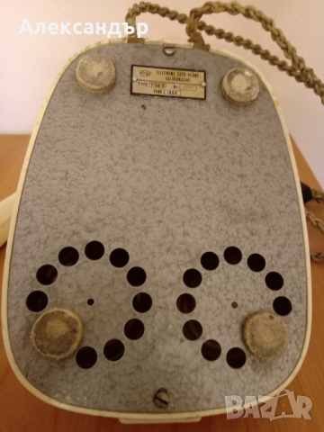 Ретро телефон 1964 година РАБОТИ, снимка 9 - Антикварни и старинни предмети - 44895783