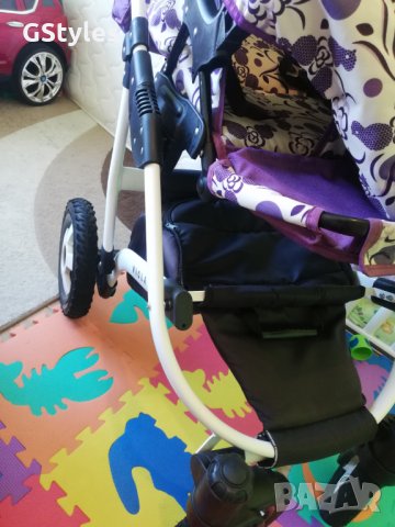 Бебешка комбинирана количка 2в1 DIZAIN BABY Viola , снимка 4 - Детски колички - 28420922