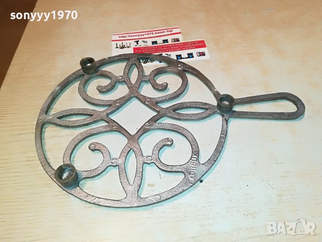 РЕТРО ПОСТАВКА-АЛУМИНИЕВА 0609221639, снимка 10 - Антикварни и старинни предмети - 37918631