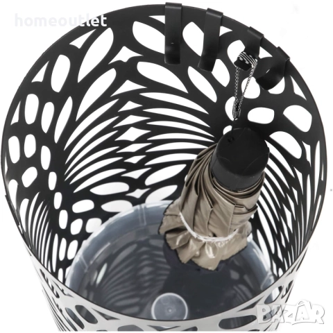 ПРОМОЦИЯ Метална поставка за чадъри с модерен дизайн SONGMICS LUC20B, снимка 4 - Други - 52720547