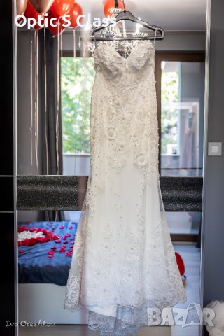 Сватбена рокля русалка на Стоян Радичев, снимка 3 - Сватбени рокли - 39971744