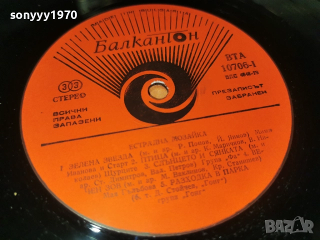 ЕСТРАДНА МОЗАЙКА 1112250725, снимка 16 - Грамофонни плочи - 52730044