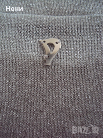 Марково поло блестящо купено от Италия ръст М, снимка 6 - Блузи с дълъг ръкав и пуловери - 52803367