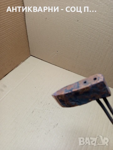 Стар Цигански Поялник Тегло 0.370кг., снимка 8 - Антикварни и старинни предмети - 51371025