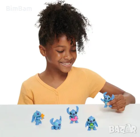 Оригинален комплект 5 мини фигурки Stitch / Стич / Disney , снимка 3 - Фигурки - 49053680