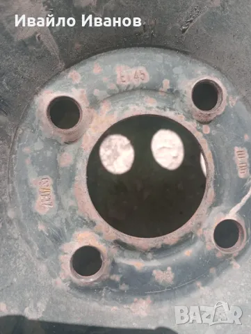 Продавам 4 броя железни джанти  15 цола за рено, снимка 2 - Гуми и джанти - 50296954