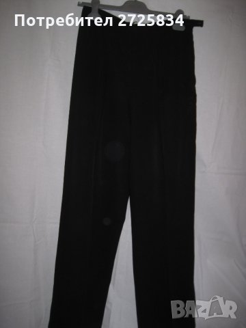 Елегантен черен панталон MaxMara, размер IT 46 D42, снимка 11 - Панталони - 35038841