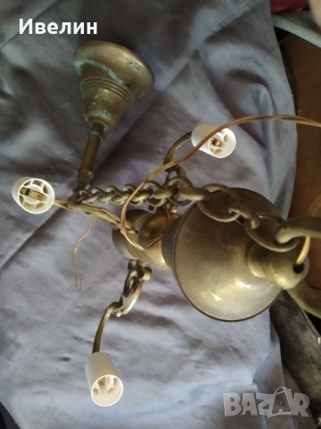 стар бронзов полилей, снимка 4 - Полилеи - 32971322