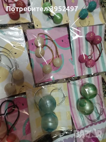 Ластици за коса, снимка 8 - Аксесоари за коса - 43929622