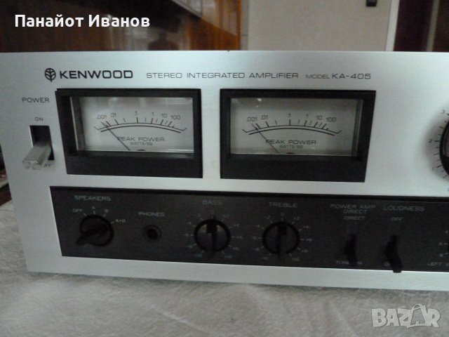 Стерео усилвател Kenwood KA-405, снимка 5 - Ресийвъри, усилватели, смесителни пултове - 40806933