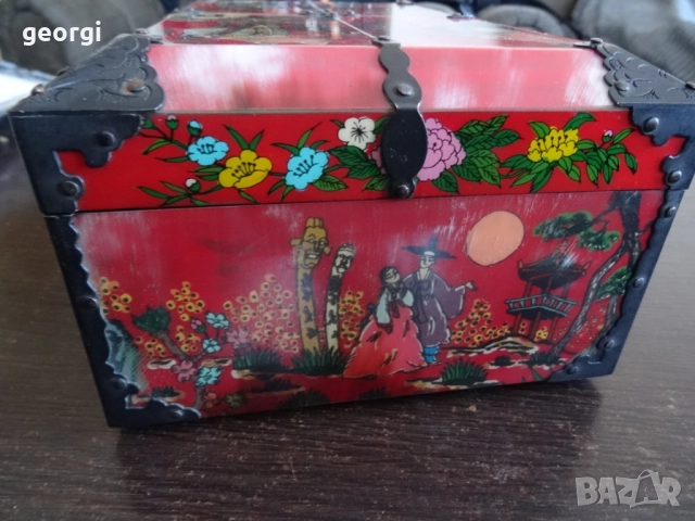 антикварна корейска кутия за бижута, снимка 6 - Антикварни и старинни предмети - 52536230