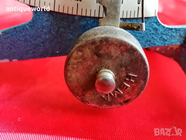 Стара Немска Прецизна ПОЩЕНСКА Везна ,Кантар ,Кантарче, снимка 4 - Антикварни и старинни предмети - 36437158