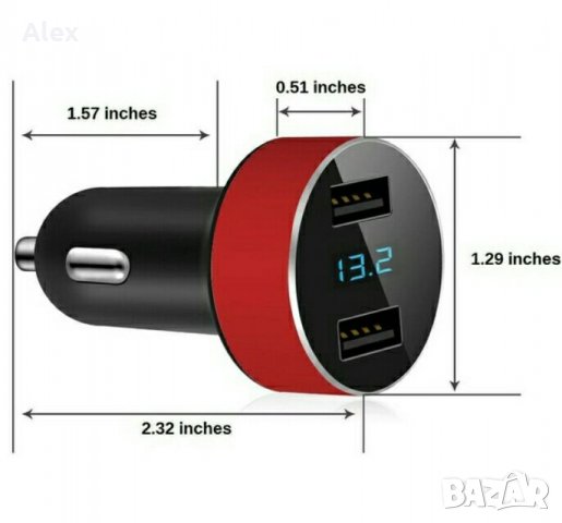Зарядно за кола 3.1А, снимка 8 - Аксесоари и консумативи - 27558334