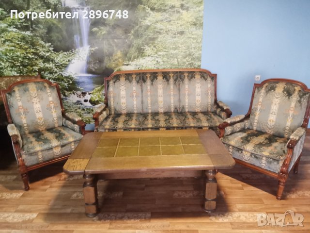 Диван тройка и два фотьойла , снимка 7 - Дивани и мека мебел - 43645244