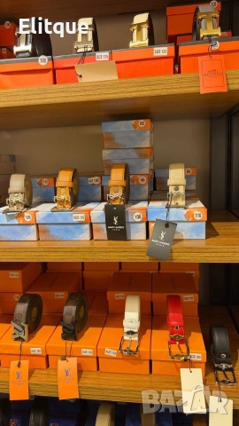 колани от естествена кожа в кутия celine louis vuitton hermes loewe 