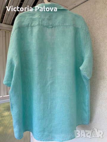 Красива ленена риза, снимка 11 - Ризи - 37387779