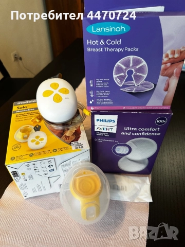 Единична електрическа помпа за кърма Medela Solo Hands-Free, снимка 2 - Помпи за кърма - 52193158