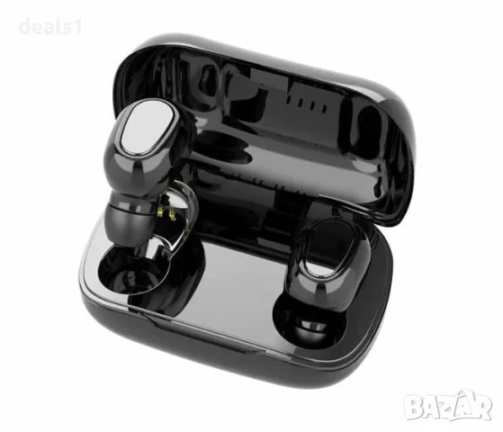 L21 TWS Безжични Bluetooth Водоустойчиви Слушалки Стерео звук LED дисплей