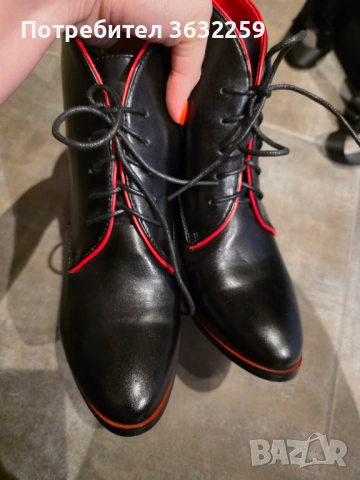 Боти естествена кожа , снимка 3 - Дамски боти - 53301276