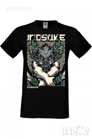 Мъжка тениска Demon Slayer Hashibira Inosuke,Анимация,игра,Празник,Повод,