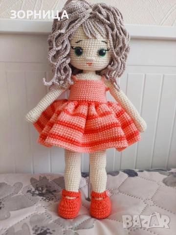 Плетена кукла 3, снимка 2 - Кукли - 51467551