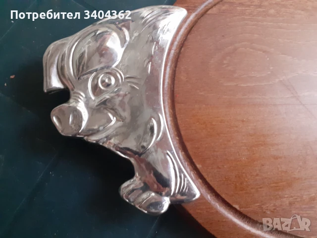 Дъска за рязане, поднос BMF с форма на прасенце, снимка 3 - Антикварни и старинни предмети - 50953653