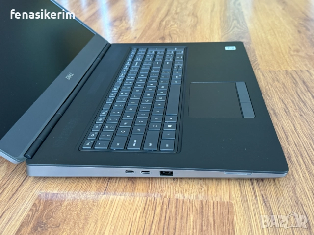 17.3' FHD IPS Core i7-10750H DELL Precision 7750 32GB DDR4/512GB NVMe/RTX 4000 8GB/Бат 6ч, снимка 10 - Лаптопи за работа - 52209415