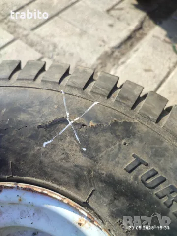 Гума с джанта за тракторна косачка, снимка 3 - Градинска техника - 50404316