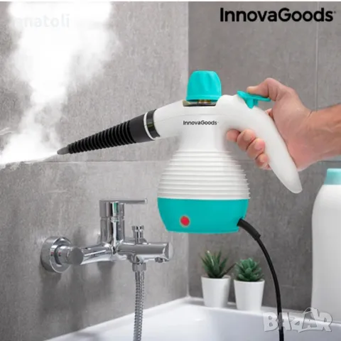 чисто нов Многофункционален ръчен изпарител с аксесоари 9 в 1 Steany Innova 3 Bar 1000W от Германия , снимка 2 - Други стоки за дома - 49280298