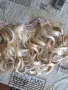 Екстеншън, готова треса на клипси ,Синтетична коса, снимка 4