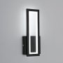 Lumiup Модерна черна LED стенна лампа, снимка 1