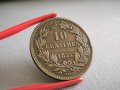Mонета - Люксембург - 10 сентима | 1855г., снимка 1