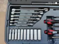 Teng tools тенг 1/4 и 1/2 гидория 95 части КАЧЕСТВЕНИ вложки ключове отвертки комплект, снимка 7