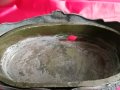 Стара Бронзова БАРОКОВА ЖАРДИНИЕРА с Поставка, снимка 4