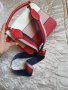 Чанта червено , бяло и розово , снимка 3