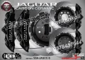 Jaguar Carbon Ceramic надписи за капаци на спирачни апарати , снимка 4