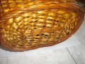 Стара Битова Кошница От Ракита-Голяма-Отлична-540х380х270мм-От Соца, снимка 14