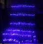 Сини Светещи завеси тип Водопад с Коледни лампички 3 х 2м, снимка 2