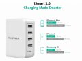 RAVPower 40W 4-портовo зарядна станция за зареждане с iSmart, снимка 2