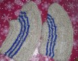 Продавам ръчно плетени терлици и чорапи от истинска вълна, снимка 5