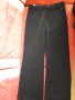 Дамски еластичен черен панталон широки крачоли, снимка 1 - Панталони - 28580635