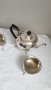 Английски посребърен сервиз за чай от 3 части, снимка 3