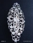 ФИЛИГРАННА ОРНАМЕНТИКА БРОШКА МНОГО КРАСИВА СТИЛЕН ДИЗАЙН 47030, снимка 3