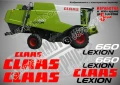 CLAAS Lexion 570 стикери надписи, снимка 8