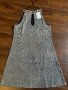 Сребриста къса нова рокля размер S, снимка 1 - Рокли - 43130089