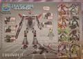 Конструктор тип Лего Transform Warrior, 2 в 1-голям робот и самолет., снимка 4