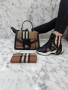 Burberry Дамски Комплект Маратонки Чанта И Портмоне Бърбъри - Налични Различни Цветове Код SK318, снимка 4
